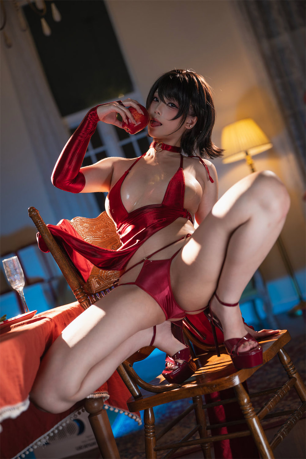 蜜汁猫裘 红苹果3