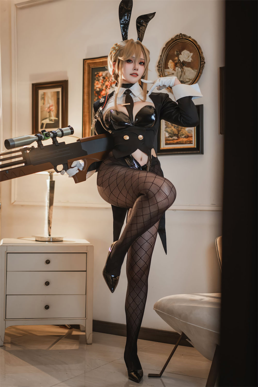 Natsuko 夏夏子 NIKKE爱德特工兔女郎1