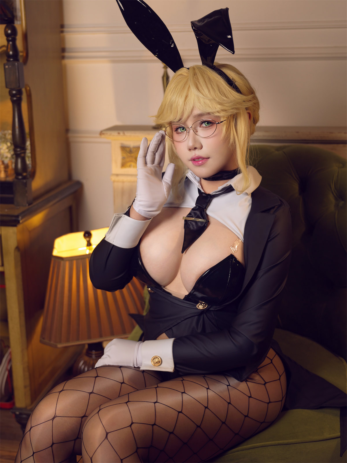 麻花麻花酱 胜利女神爱德兔女郎 3