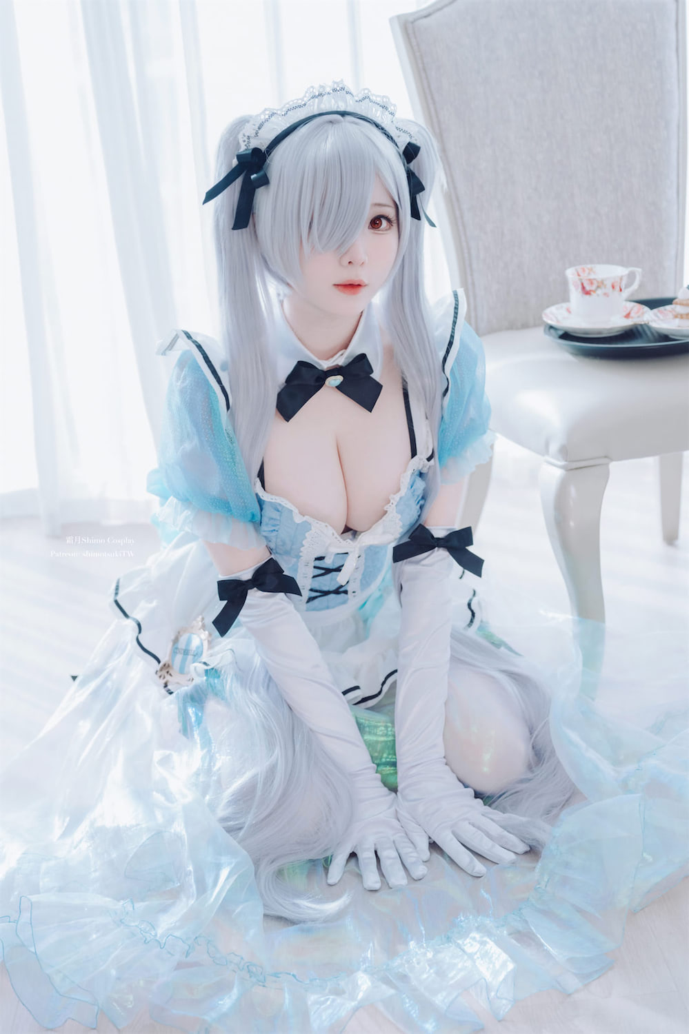 霜月shimo 辛德瑞拉女仆毛绒兔6