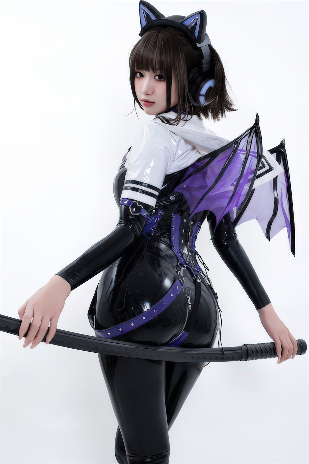 柒柒要乖哦 白棚胶衣6