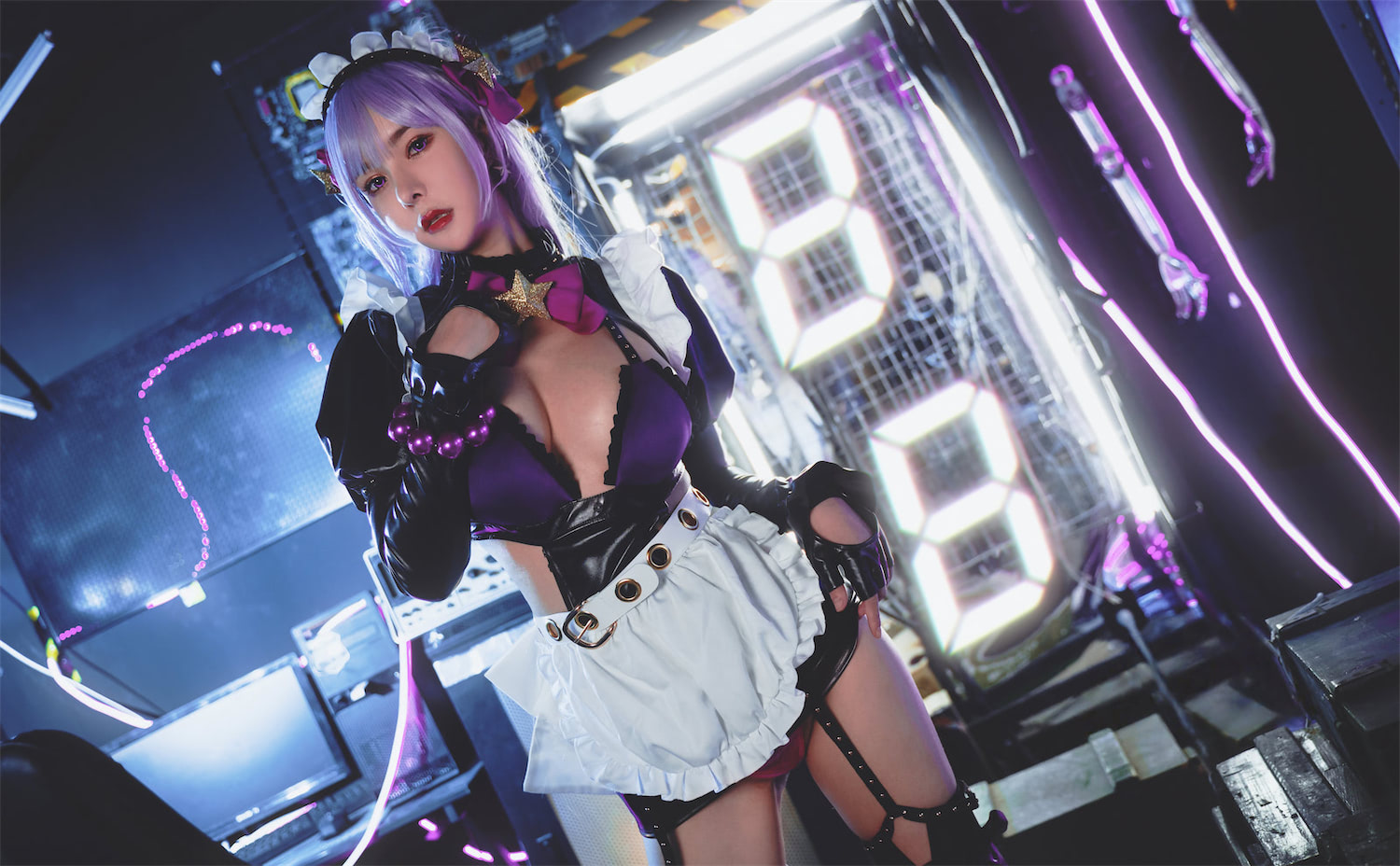 亚马逊鲶鱼 BB同人女仆黑色透明女仆4