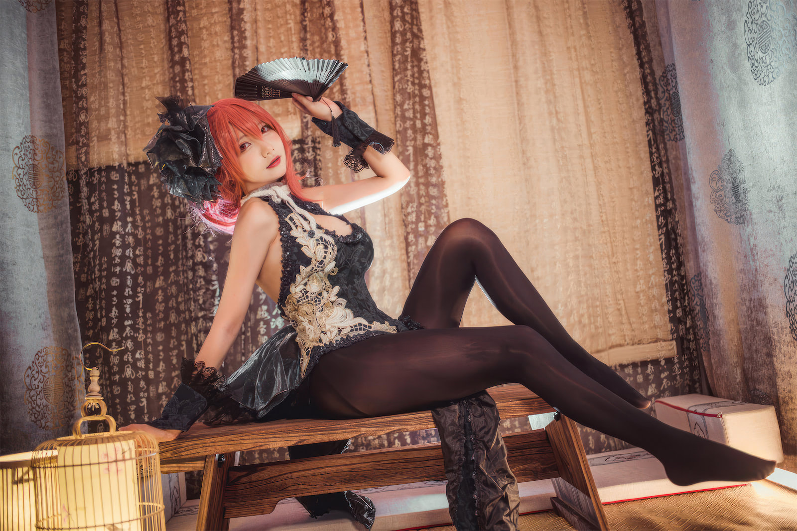 是一只熊仔吗 黑太子旗袍2