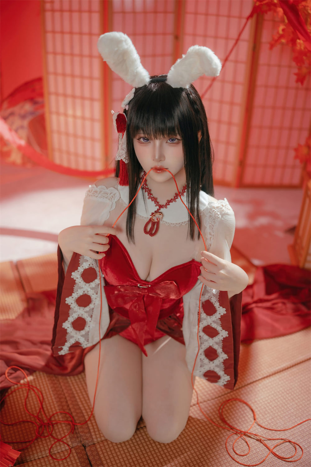 屿鱼 碧蓝航线大山祈愿的巫女兔4