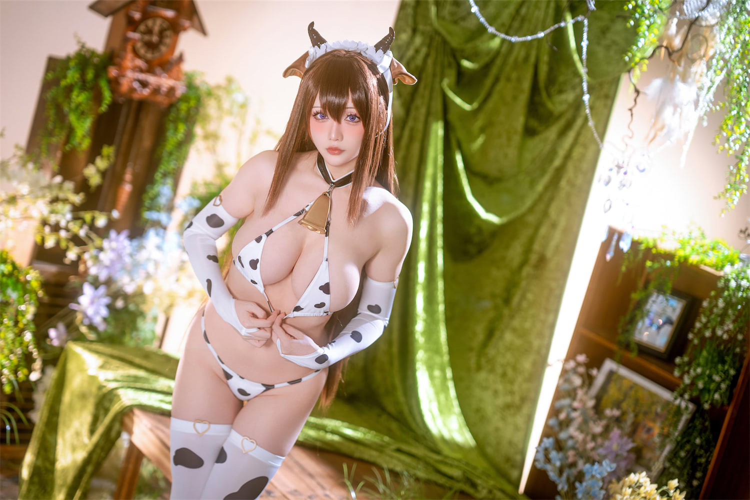 星之迟迟 樫野奶牛泳装7