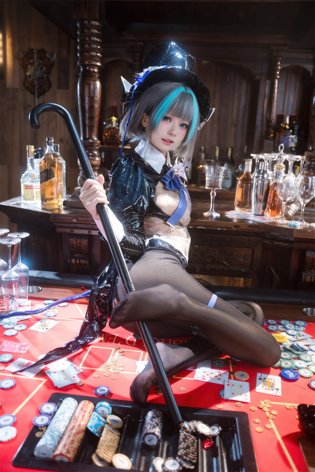 九柒喵 碧蓝航线柴郡兔女郎3