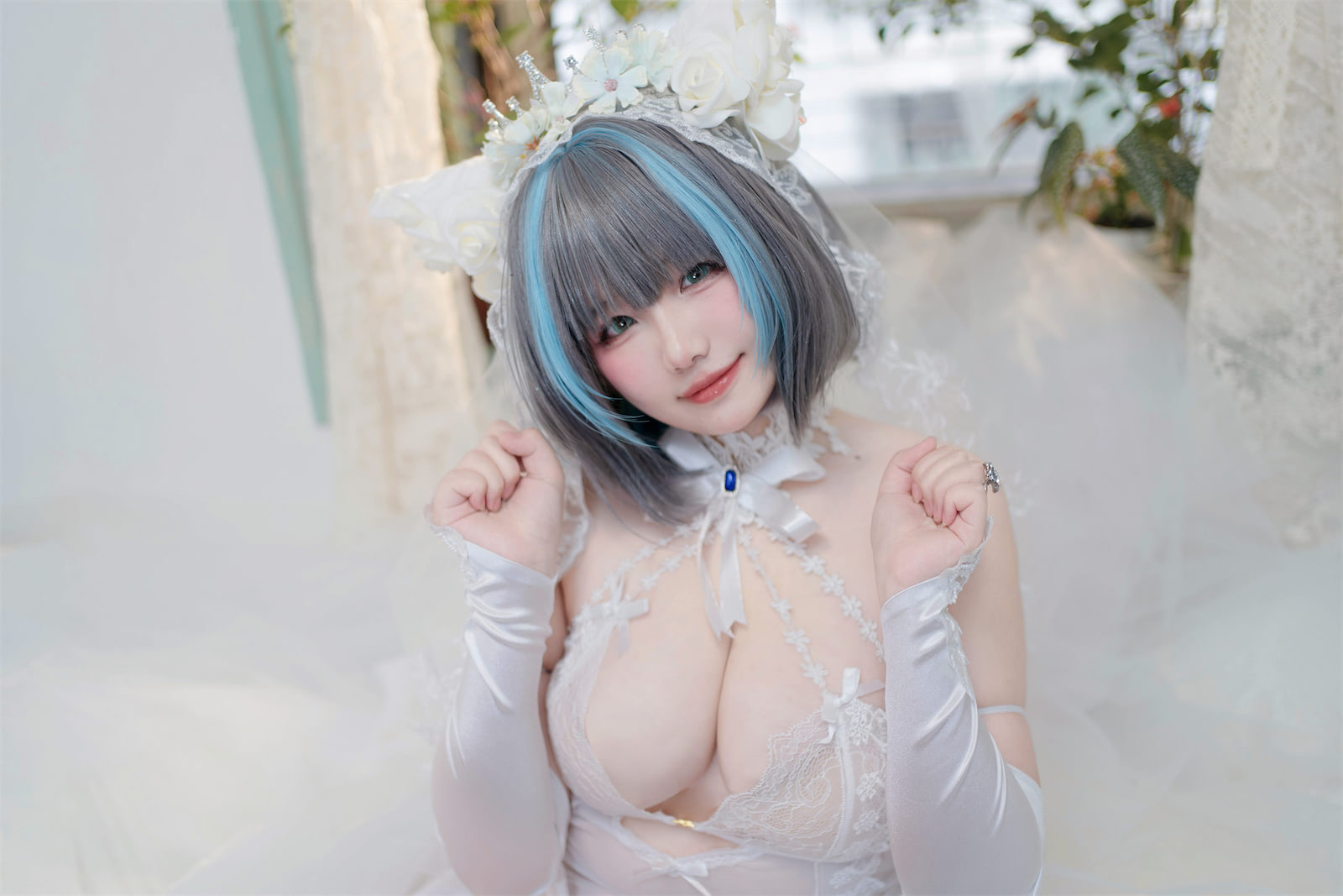 半半子 柴郡婚纱花嫁2