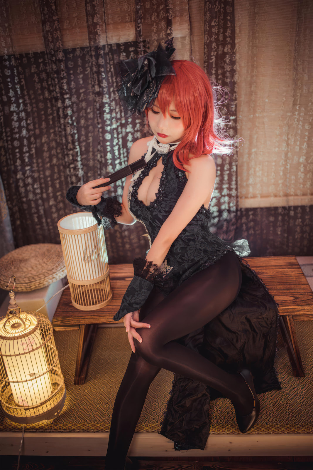 是一只熊仔吗 黑太子旗袍4