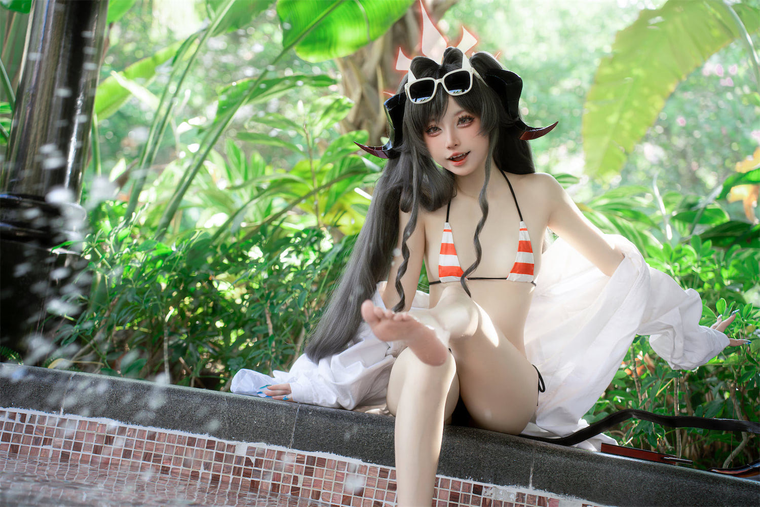 纸悦Etsu Ko 蔚蓝档案鬼怒川霞水着2