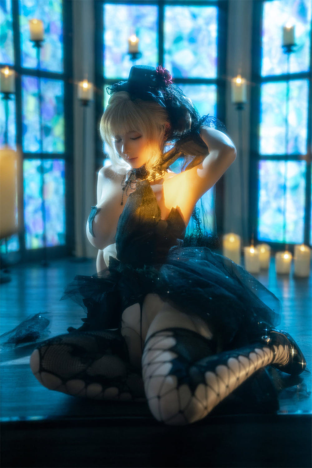 蠢沫沫 黑婚纱3