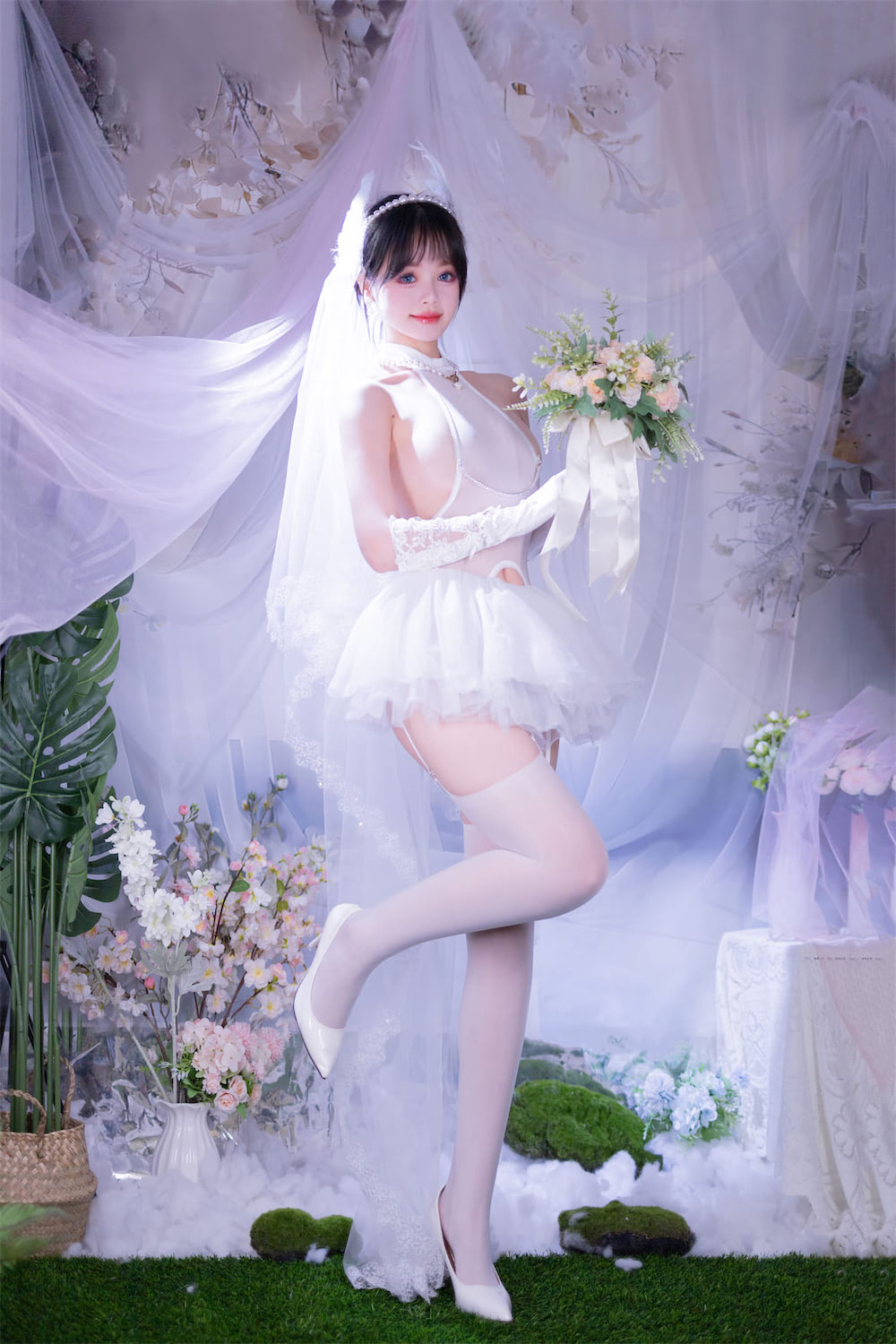 千反田鹿子 白丝花嫁1