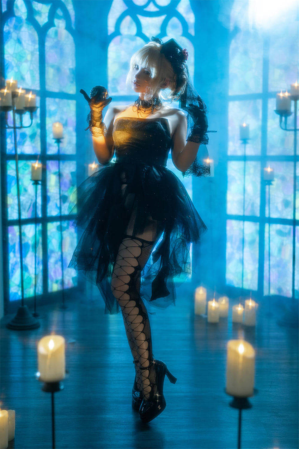 蠢沫沫 黑婚纱1