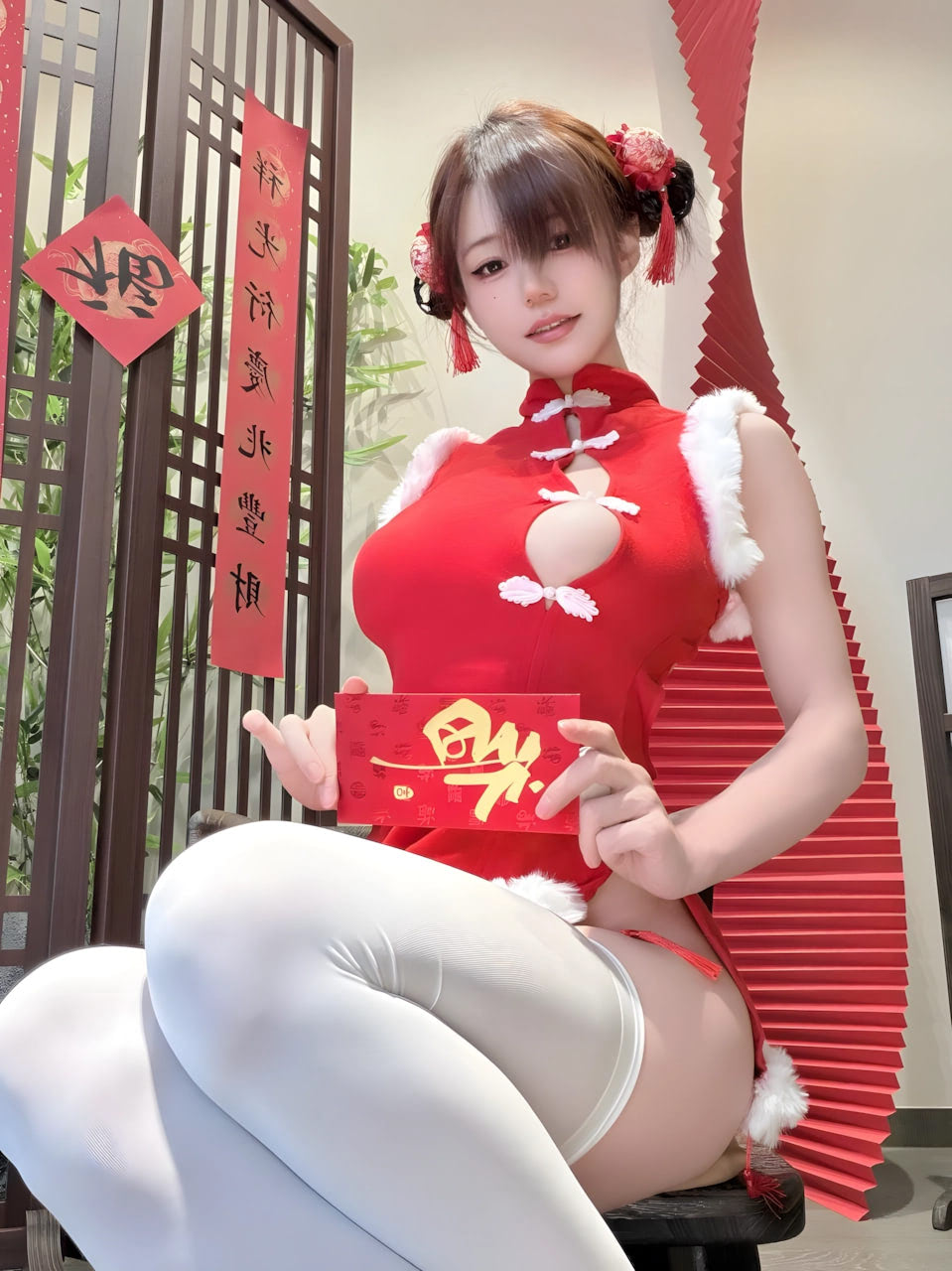 小仓千代w新年情人节自拍2