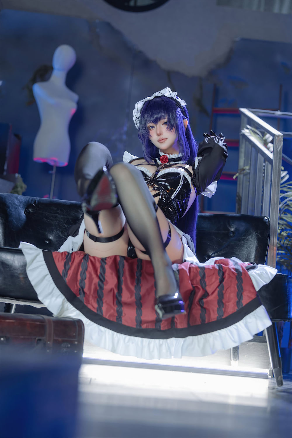 屿鱼 胜利女神米哈拉咖啡女仆1