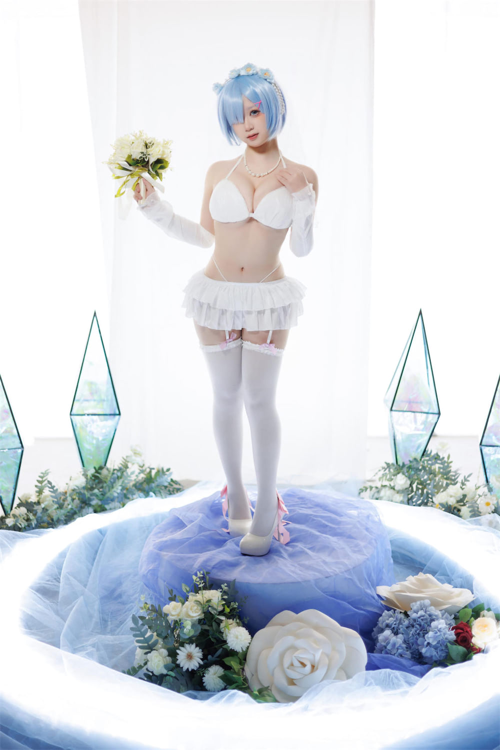 樱落酱 蕾姆吾妻花嫁1