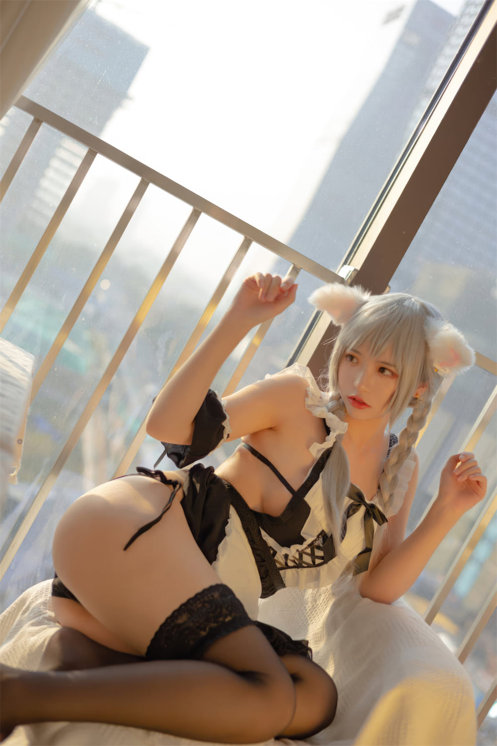 疯猫ss 夕阳下女仆5