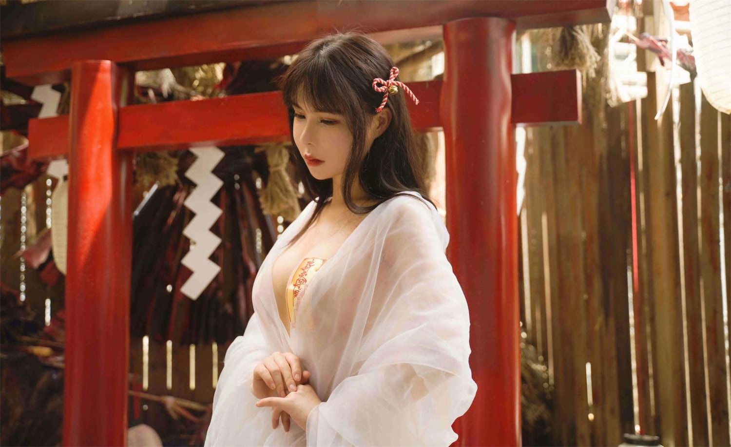 亚马逊鲶鱼 神社符纸巫女6