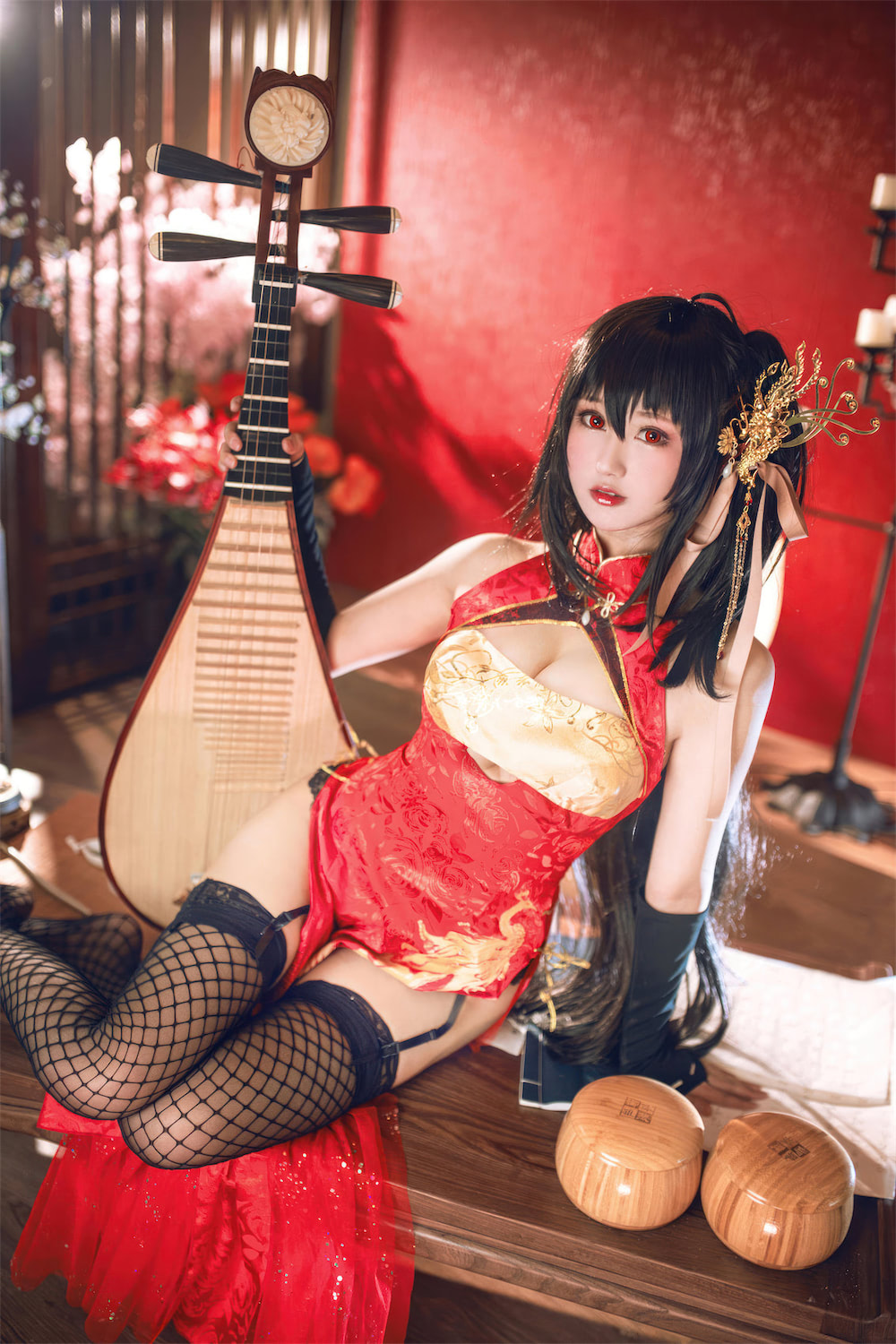 羽生三未 大凤旗袍蜂糖花丽塔7
