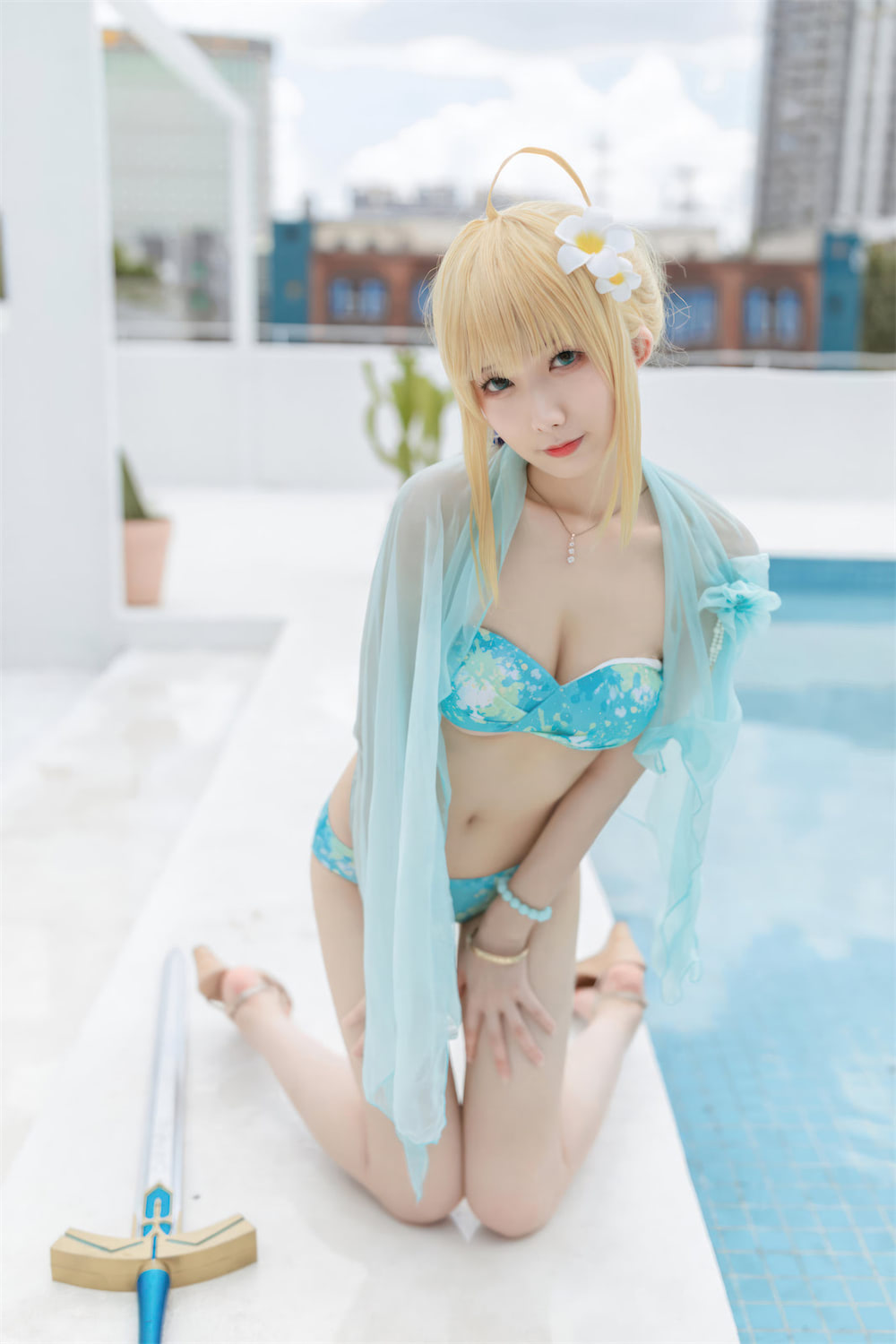 封疆疆v Saber泳装3