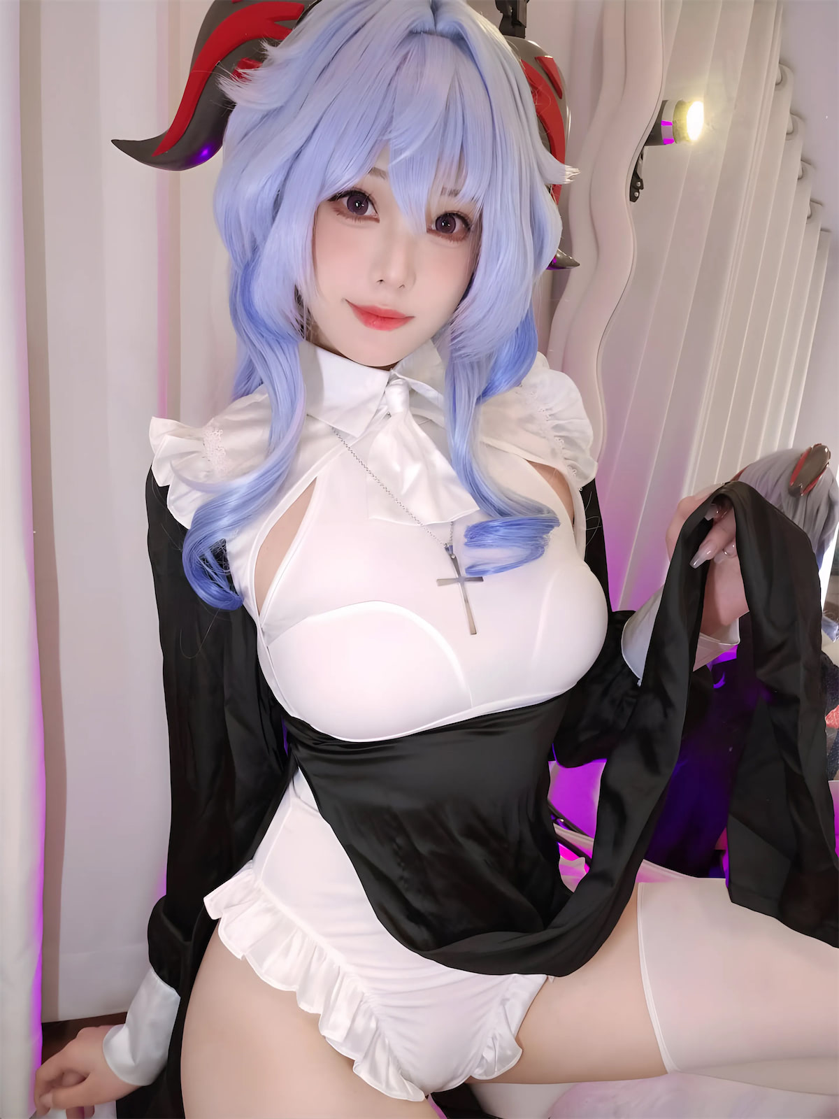 蜜汁猫裘 原神甘雨修女2