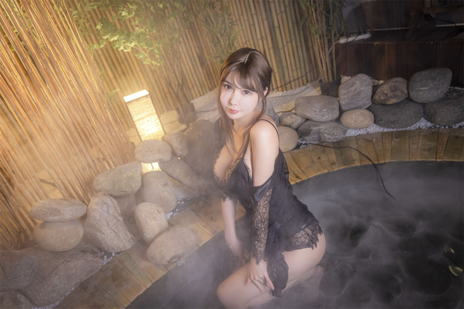亚马逊鲶鱼 温泉黑色蕾丝2