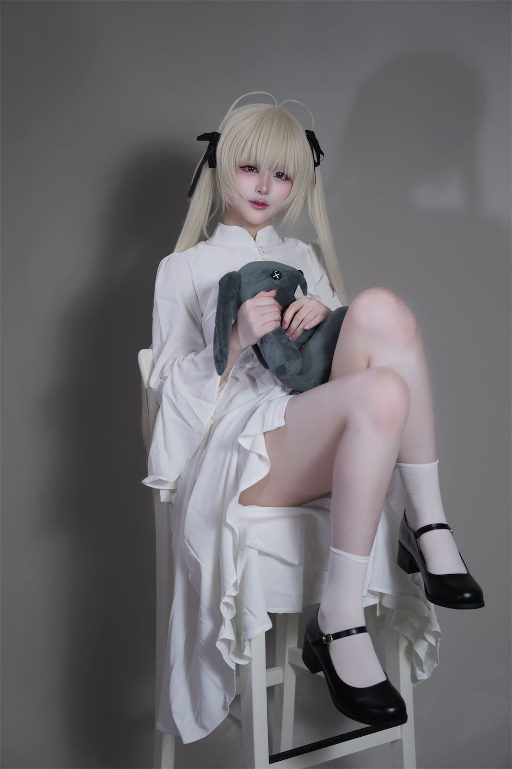 幼愛youmeko 春日野穹白裙1