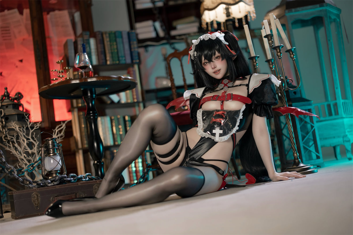 屿鱼 扎娜恶魔女仆同人4