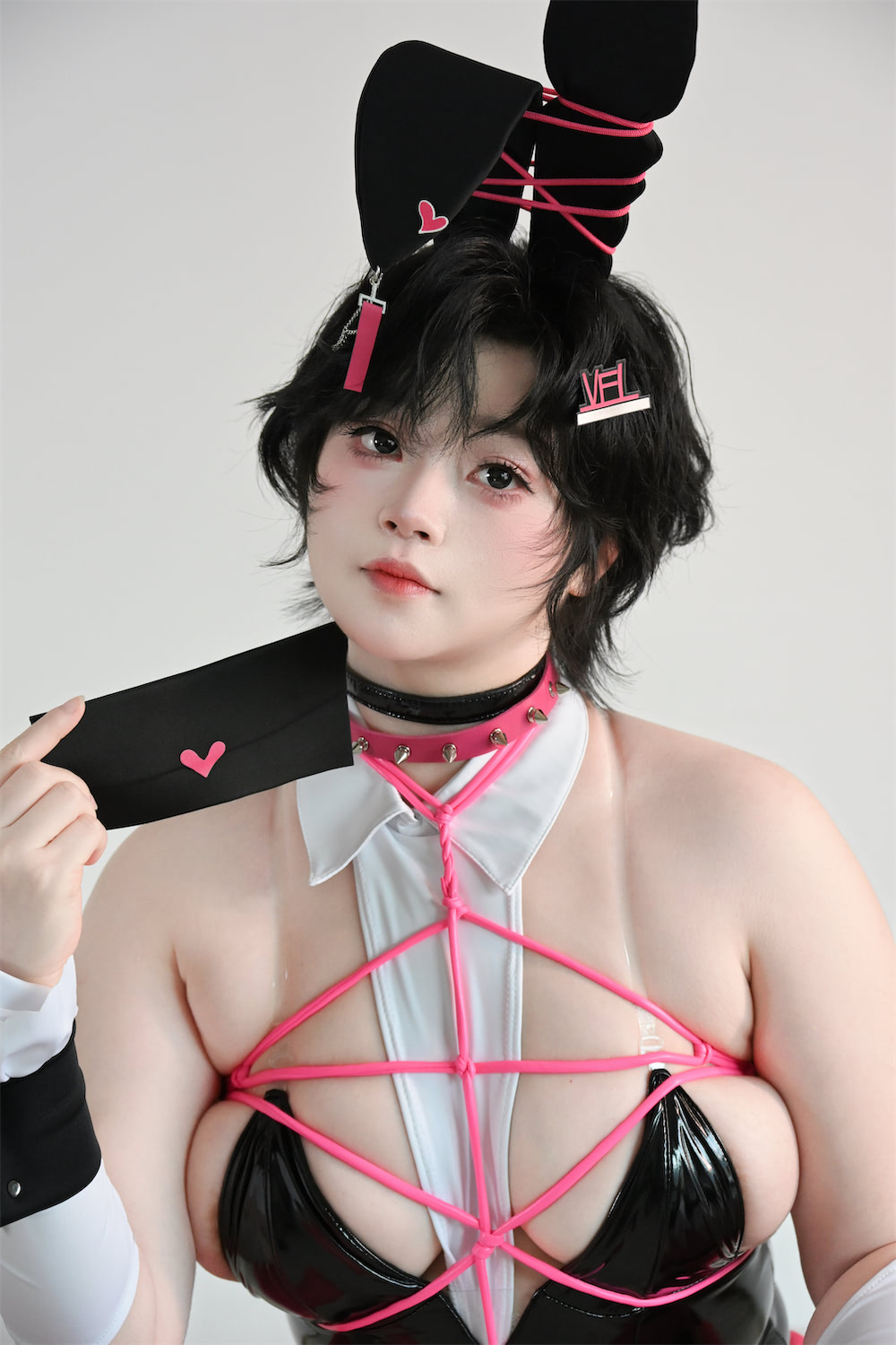 毛毛喵 粉色兔女郎5