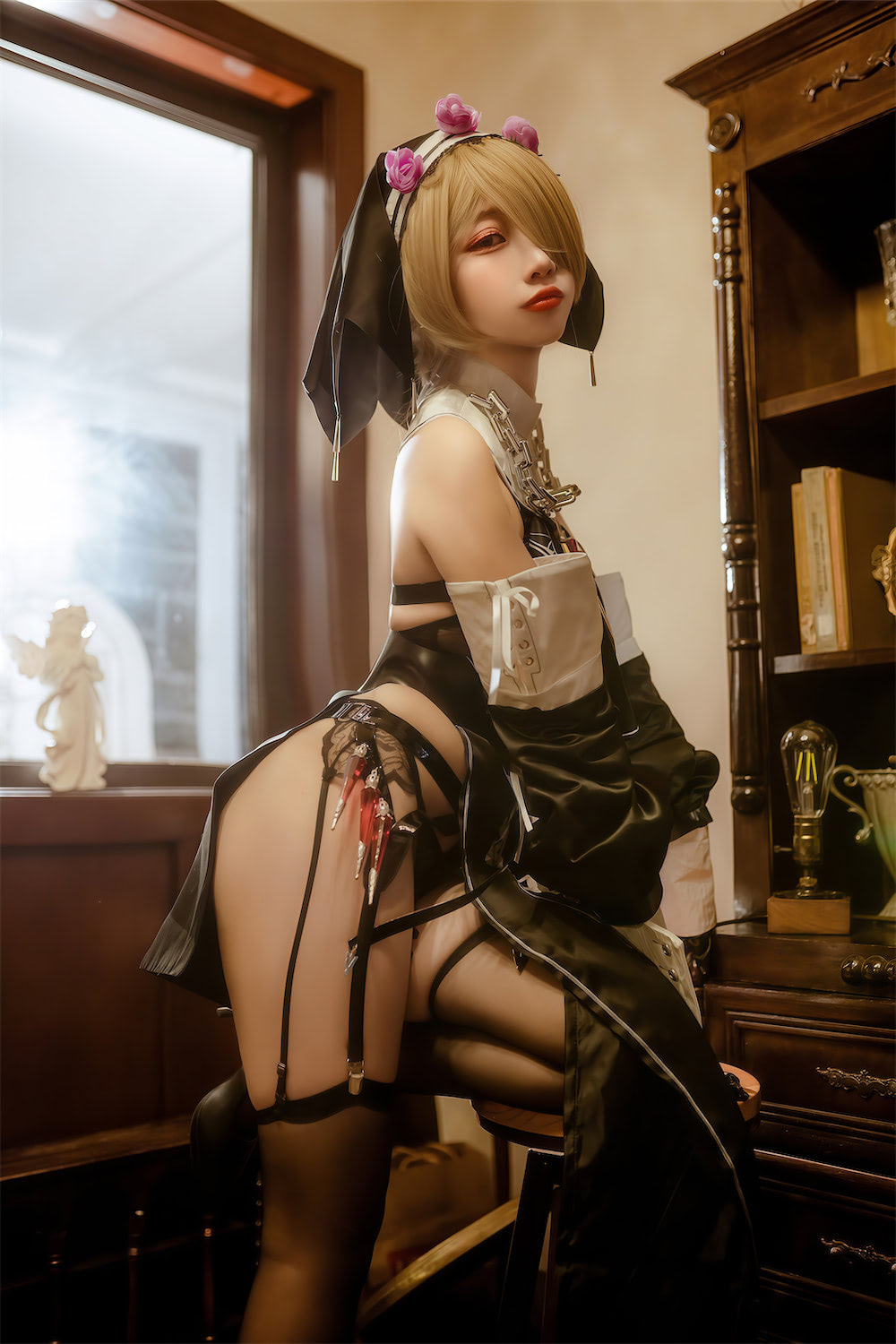 二佐Nisa 圣诞小红帽旗袍修女70